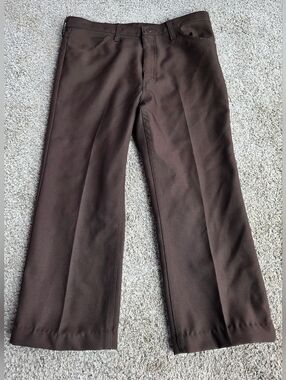 Wrangler Brown Men's Dress Pants - Straight Leg 82BN Vintage